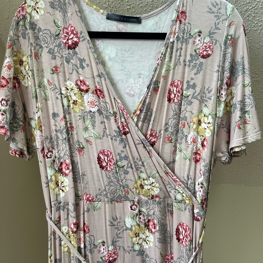 Floral Wrap Dress